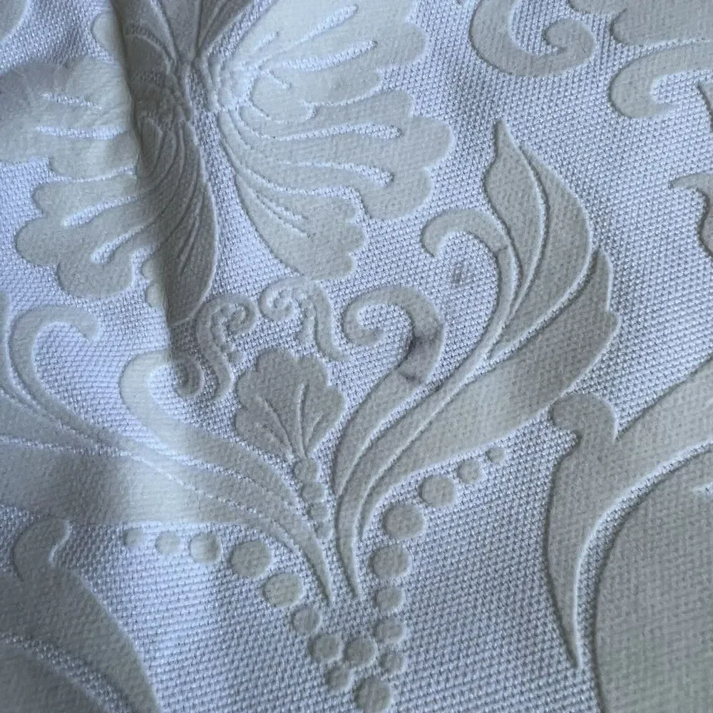 Photography Backdrop Drop it Modern White on White Damask 4'6